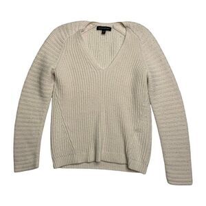 Banana Republic Women's Cream Long Sleeve Sweater XS